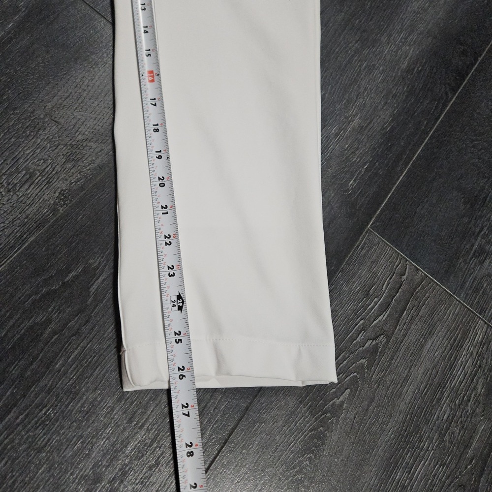 State & Liberty Tech Pant Men 32x26 White Stretch Performance Athletic Fit - Picture 10 of 10